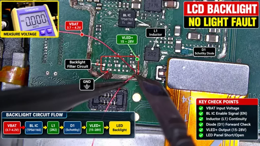 Android mobile display light problem solution