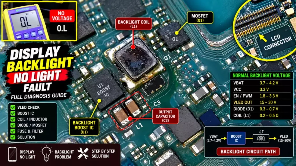 Backlight Problem in Mobile Solve Step by Step