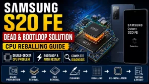 Samsung Galaxy S20 FE Dead और Bootloop CPU Reballing