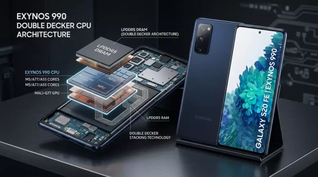 samsung S20 FE Exynos CPU Double Decker 